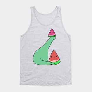 Watermelon Long Neck Dino Tank Top